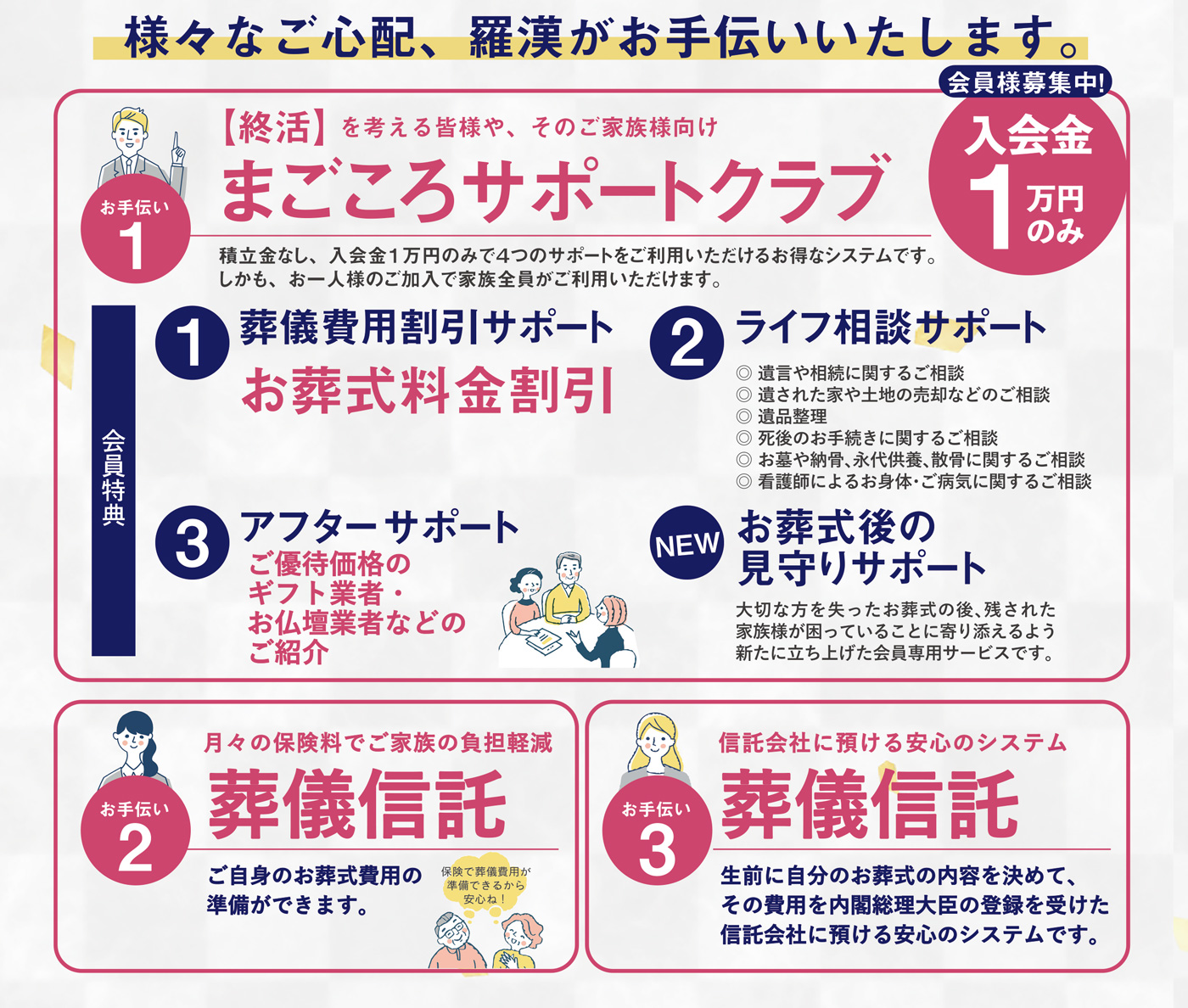 まるごとサポートクラブ会員特典
